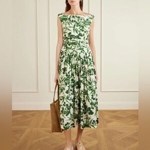 Cara Cara NWOT Zora Dress in Colette Toile Green